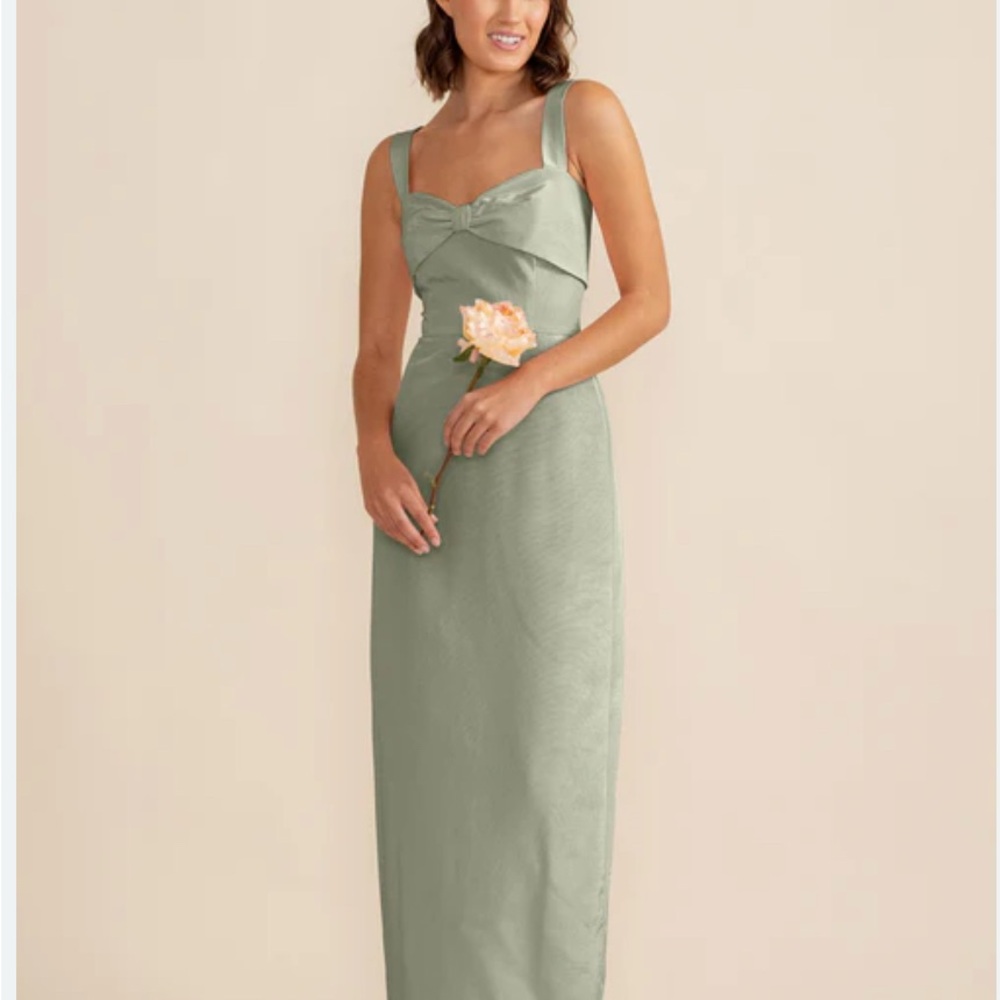 Lula Kate Grace Bridesmaid Dress in Shantung Sage